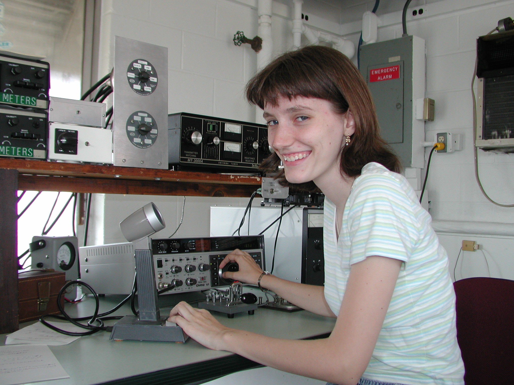 {{Information |Description=An amateur radio operator, Yvette Cendes, KB3HTS, at station W8EDU, 2005 |Source=Originally from [http://en.wikipedia.org en.wikipedia]; description page is/was [http://en.wikipedia.org/wiki/Image:HamRadioGirl.jpg here]. Origina